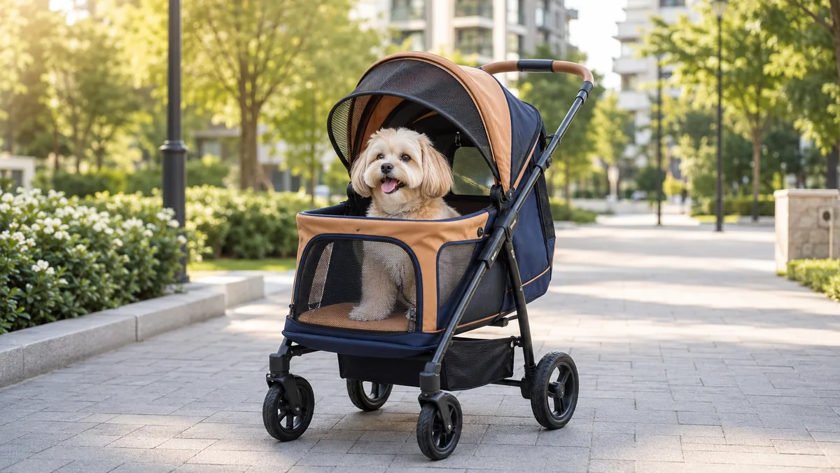 Keep Your Dog Comfortable on the Go with a Pet Stroller