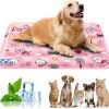 90*60 cm Dog Cooling Mat, 2026 New Summer Pet Mats, Portable Pet Cooling Pad for Travel, Washable Gel Coolings Mat for Dogs and Cats Indoor Outdoor
