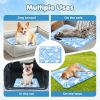90*60 cm Dog Cooling Mat, 2026 New Summer Pet Mats, Portable Pet Cooling Pad for Travel, Washable Gel Coolings Mat for Dogs and Cats Indoor Outdoor