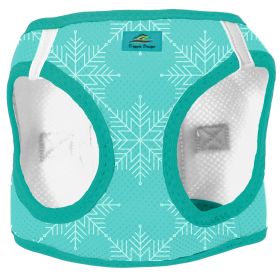 American River Choke Free Dog Harness Holiday Collection (Color: Snowflake, size: 2/3X-Large)