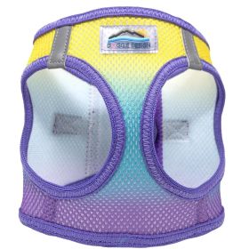 American River Choke Free Dog Harness Ombre Collection (Color: Lemonberry Ice, size: 2X-Large)