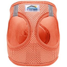 American River Solid Ultra Choke Free Dog Harness (Color: Coral, size: 2X/3X-Large)