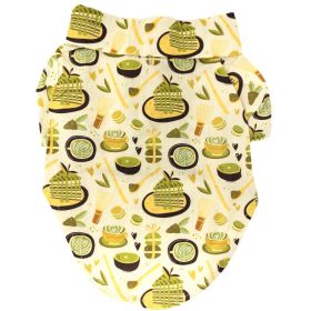 Hawaiian Camp Shirt (Color: Matcha Tea, size: 2X-Large)